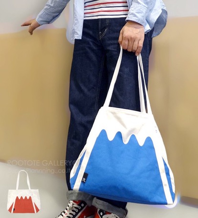 富士山手提袋（日本直送）